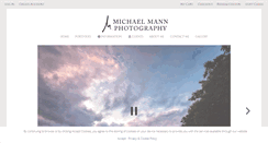 Desktop Screenshot of michaelmannphotography.com