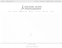 Tablet Screenshot of michaelmannphotography.com
